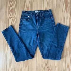Madewell high rise slim boy Jean